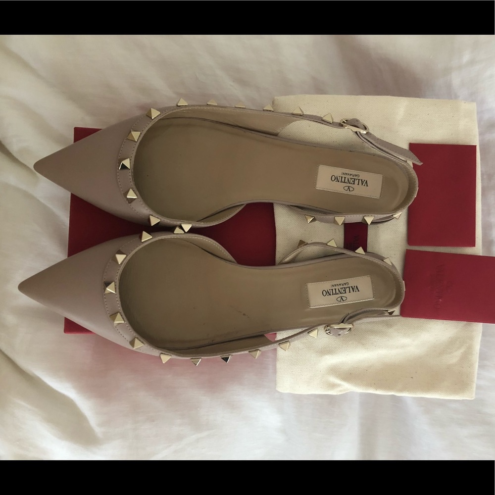 Valentino Rockstud Slingbacks size 9.5